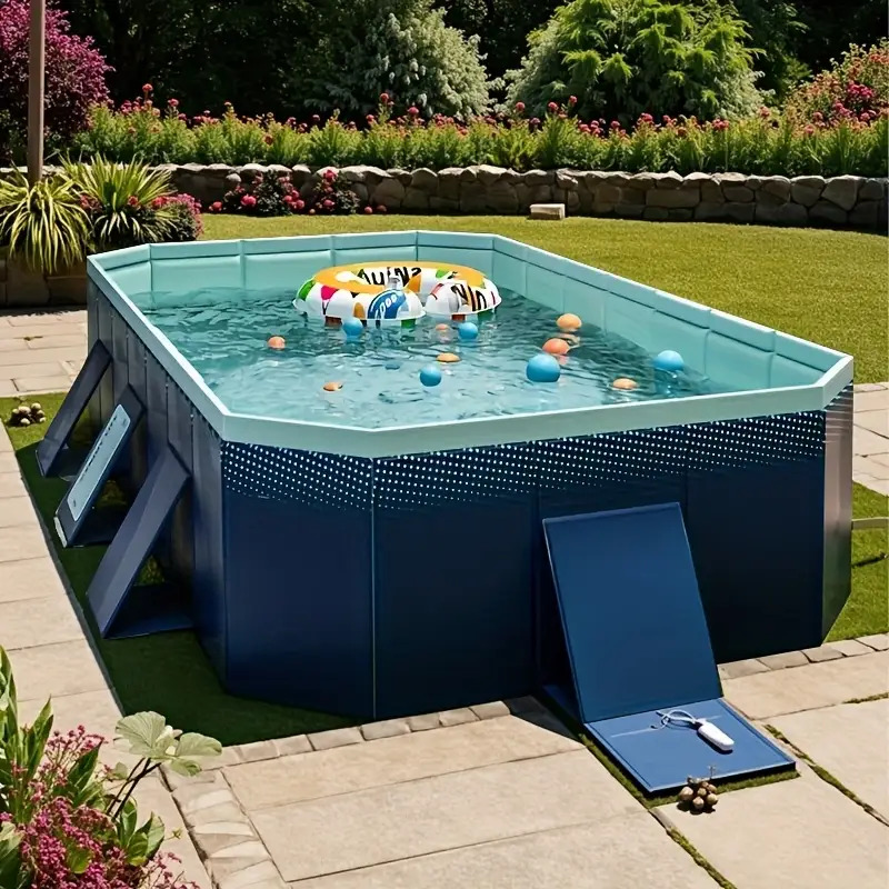 2026YC-2.1 [33 Kinds of Holidays] Available Adult Swimming Pool, No Installation Outdoor Foldable Rowing Pool, Large Family Size Durable Frame, Suitable for Summer Parties And Festivals Multi-Scene Use Safe And Reliable for 40 Different Scenarios