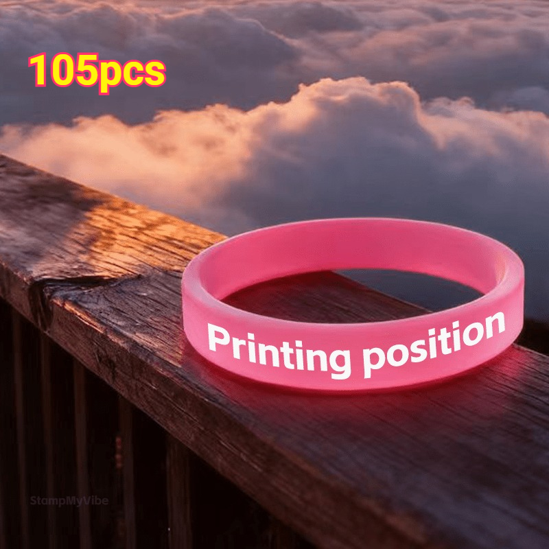 Custom-made Food-Grade Silicone Wristbands, Skin-Friendly and Soft