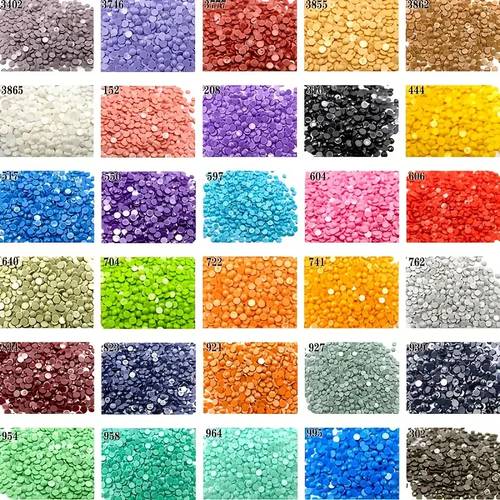 15000pcs 5d diamond painting bright diamond 30 colors 500pcs pack diamond painting decoration with shiny diamond