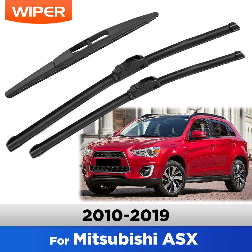 TEMU Wiper Front & Rear Wiper Blades Set For Asx 2010 - 2019 Windshield Windscreen Window Brushes 24"+21"+10"