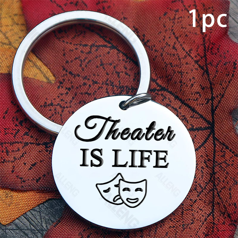 TEMU 1pz Portachiavi in Acciaio Inossidabile " 癡 La Vita", Regalo Ispiratore per gli del , Accessorio da , per la Laurea, Compleanni, Ringraziamenti,