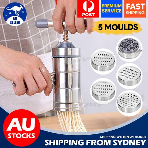 stainless steel manual noodle maker for home use small hand crank for kitchen aubargainmarket