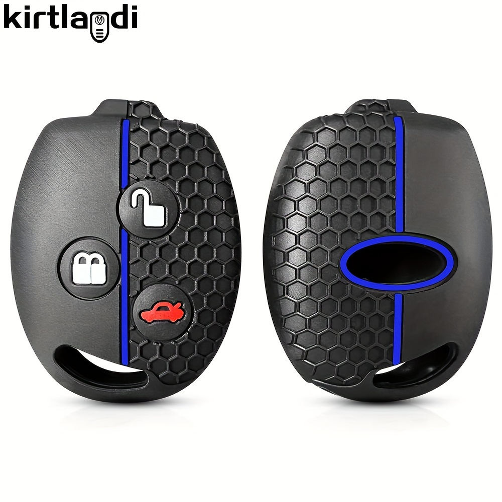E-shop Für for ford Focus MK3 MK4 Fiesta MK5 MK7 Autozubehör Silikon Fernauto-Schlüsselgehäuse Halter Schlüsselabdeckung