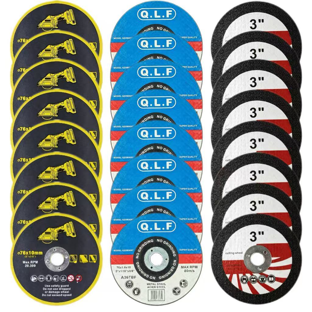 TEMU 24pcs Set Of Ultra-strong Resin Cutting Discs, Ultra-thin Cutting Discs, Portable Metal Cutting And Polishing Tool, 76mm ( 3inch) Resin Cutting