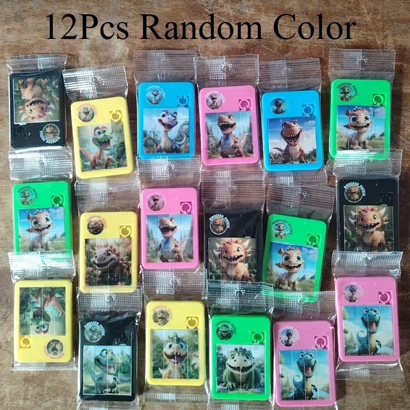 Image of Gift For Her/him 12pcs Party Gift Set Featuring Hualongdao Dinosaurs, In Random Colors For Multiplayer Fun For School Christmas Halloween
