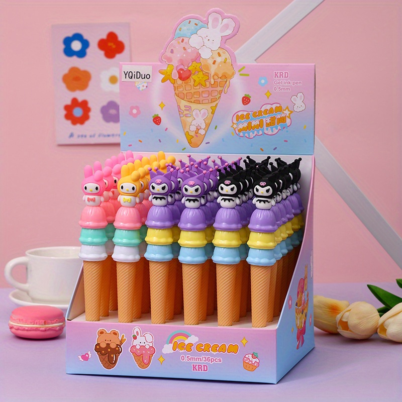 36pcs   neutral pen learning office   cute gel pen student stationery   kulomi, pens for writing, pens for journaling, journaling tools, writing essentials,   pens, stylish pens, fine tip pen, retractable pen, multipack pens, bulk pens, stationery collectors, office workers Product details 3