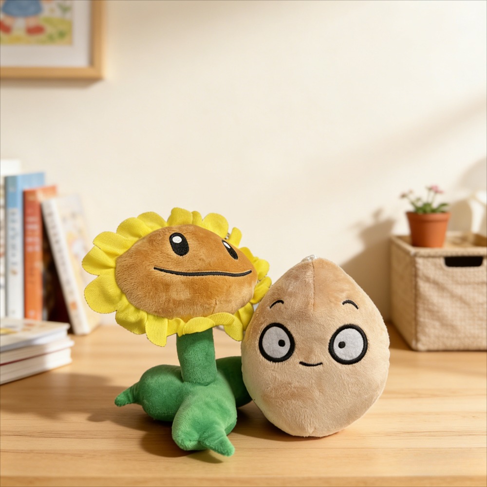 Sunflower and Potato Plush Doll Set