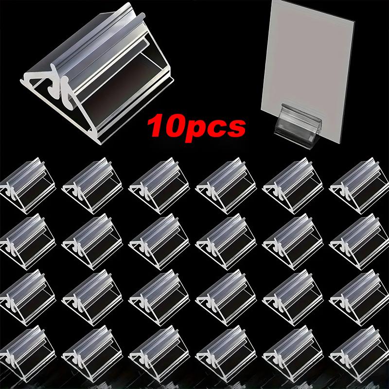 TEMU 10 Supports de Présentation en Acrylique Transparent, Fabriqué à partir d'un Matériau Durable et Haute- pour une Mise En Scène . Parfaits Pour