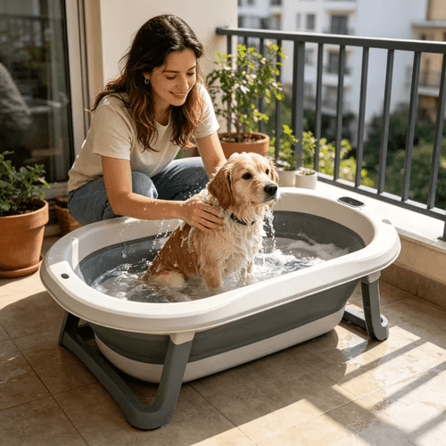 2027 premium extra large foldable bathtub for convenient carrying and storage portable dog bath tub professional dog bath tub