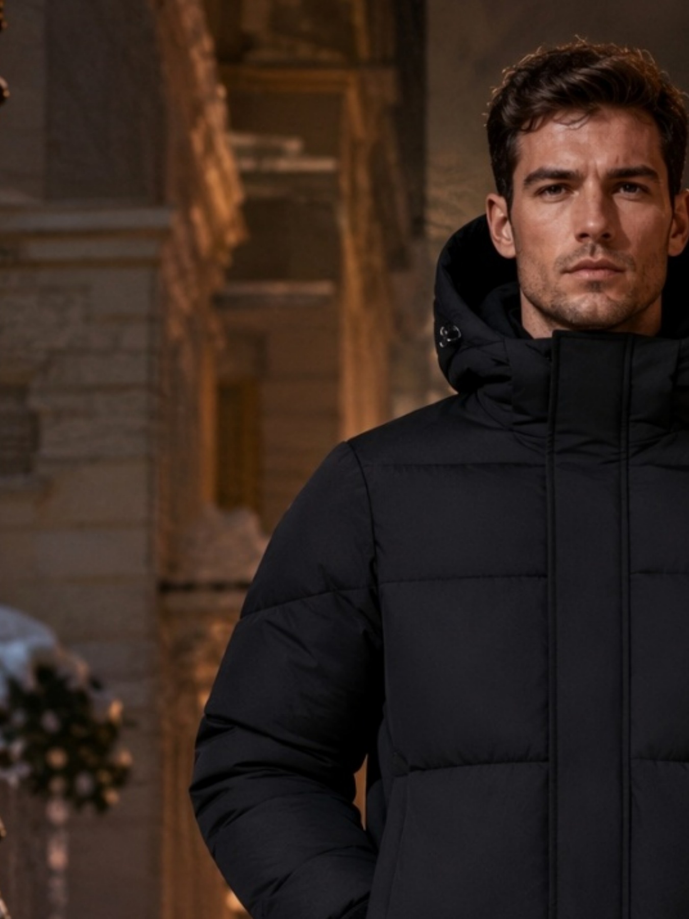 Men's Graphene Uniform Short Jacket for Winter