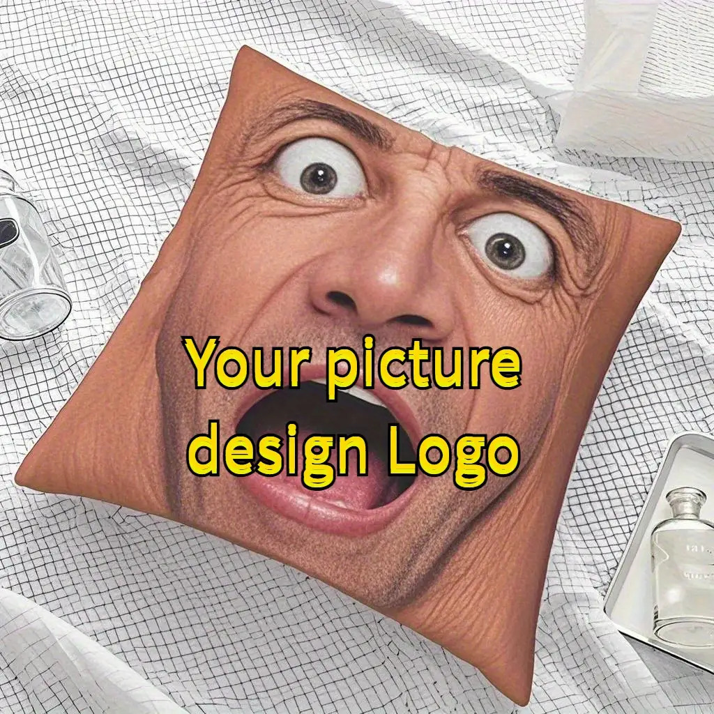 Xingrongdt Custom Photo Personalized Pillowcase Suitable For Sofas And Beds - Zippered Photo Cushion Cover With Your Own Picture, Machine Washable Polyester, No Insert Included, For Decor Gift For