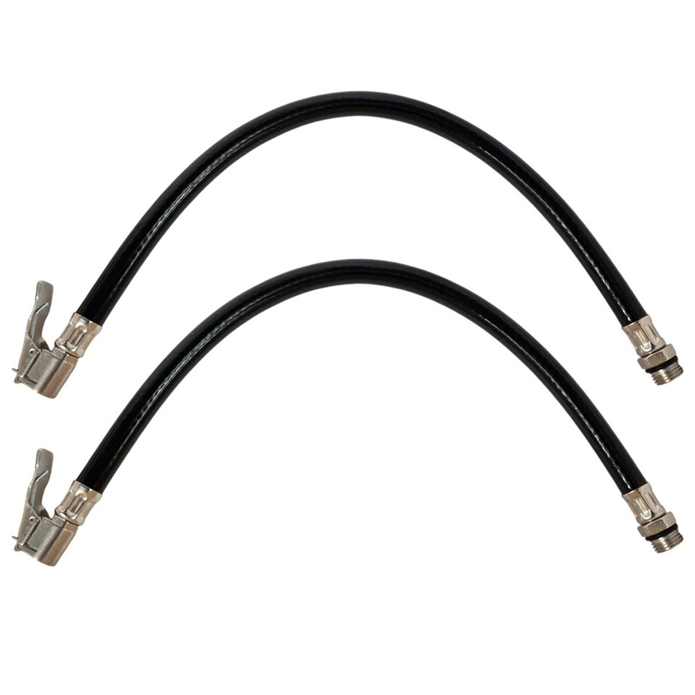 TEMU 2pcs Tubes d'extension d'air pour pompe à pression de pneu, tuyau de rechange pour pistolet de gonflage de pneu