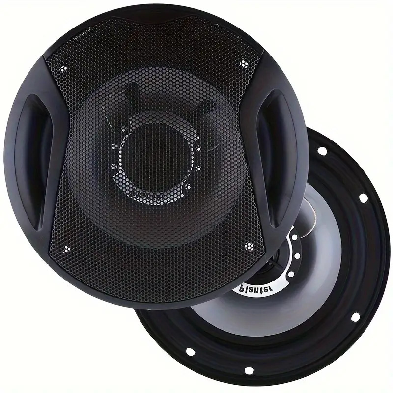 TEMU 6.5 Inch 400w Car Coaxial Speakers Stereo Car Door Hifi Full Range Speakers High-quality Rubber Edges, Powerful Magnets, Truck Speakers Fit For