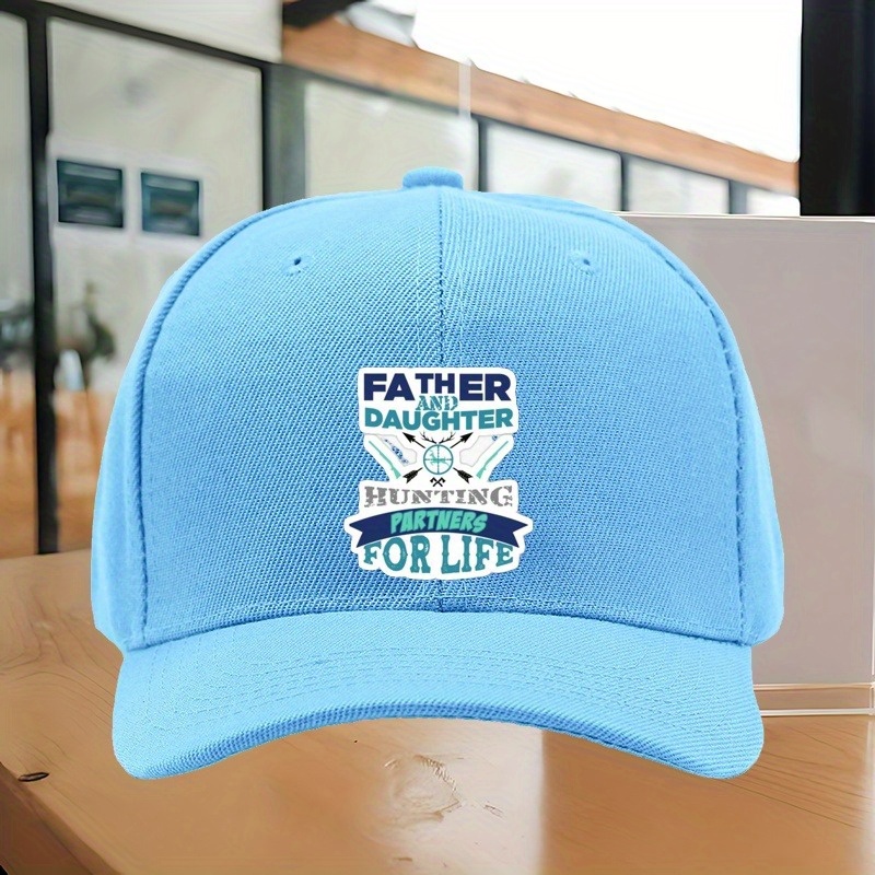 father and daughter hunting   t dad and daughter hunting hunters poster blue gift for hunter father and hunter daughter baseball cap trendy baseball cap for   ideal for everyday use