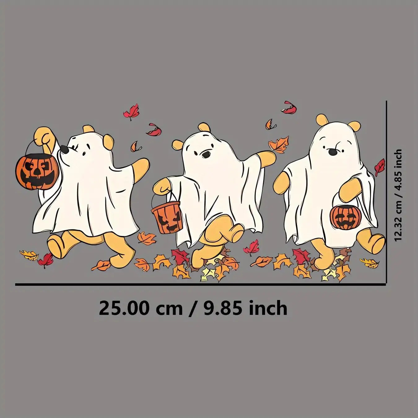 TEMU 2 pezzi di adesivi termotrasferibili 2D con caramelle di Halloween su , trasferimenti termici, adatti per magliette, felpe con cappuccio, jeans,