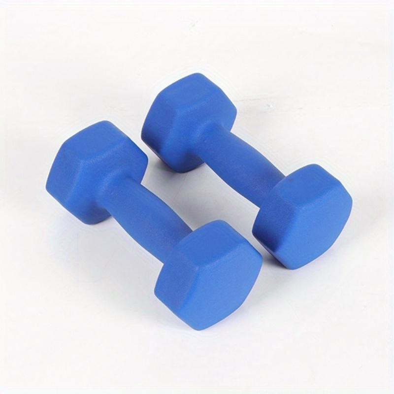 TEMU 2 Packs Of -border Colored Dumbbells, Women's Jumping, Solid Cast Iron Dumbbells, Household Fitness Equipment, Dipped Dumbbells