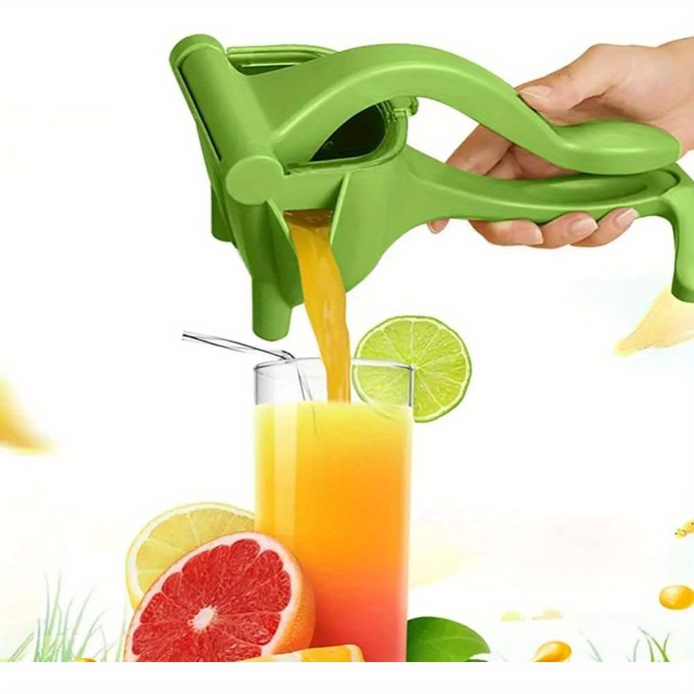TEMU Versatile Manual Citrus Juicer - Portable & Easy-to-clean Lemon, Orange Squeezer For Fresh Drinks - Gadget