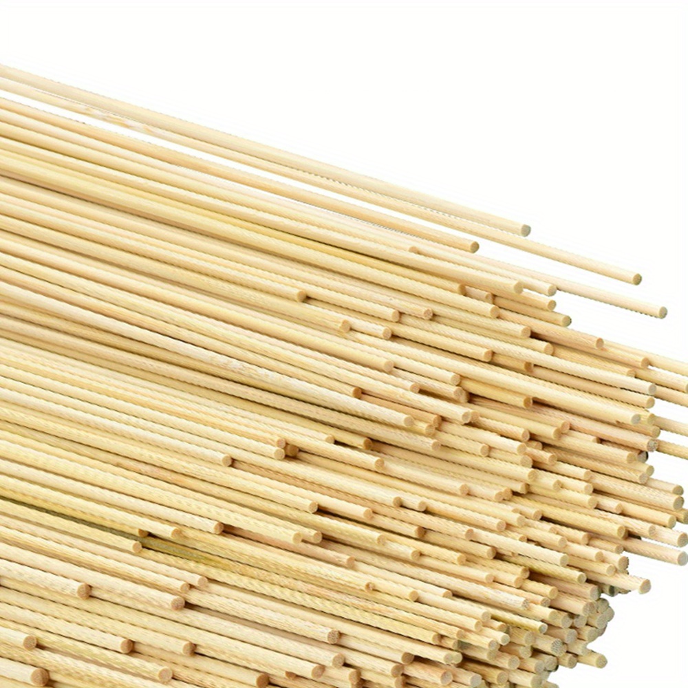 100pcs 30cm X 2mm/ X 0.08inch Fine Bamboo Sticks Building Model Material Wood Products Building Texture Is Hard, Flexible And Strong