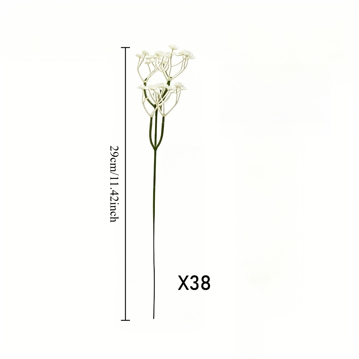 TEMU 38 Bunches Of 1140 Artificial Gypsophila Flowers, White Gypsophila Fake Flower Bouquet, For Wedding And Birthday Decorations, Indoor And Outdoor