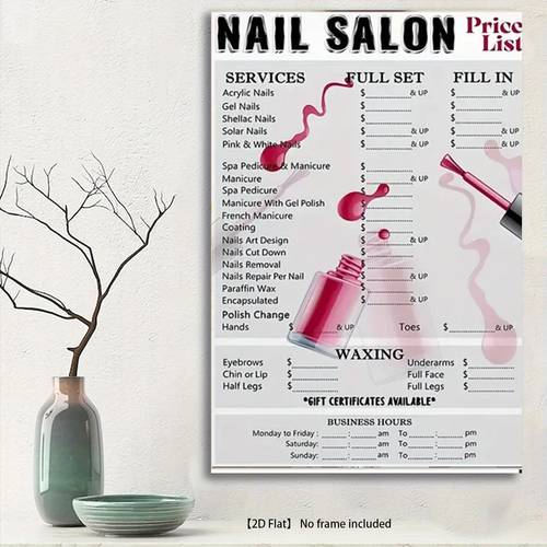 2d flat 2d flat posters and prints decorative painting mothers day canvas 1pc nail salon canvas poster frameless price list wall painting print suitable for living room and bedroom decoration