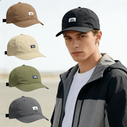 1pc vintage short brim baseball cap summer quick dry outdoor sports sun hat thin short brim cap