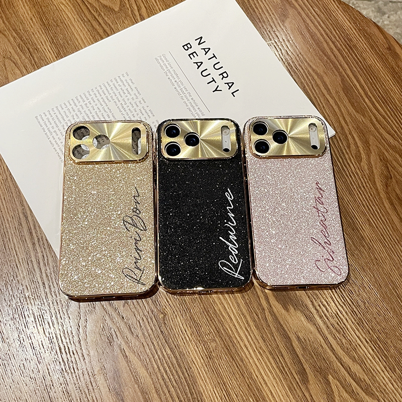 Custom DIY Personalized Name Star Diamond Glitter Phone Case Suitable for Iphone 17 Pro Max, 17 Air, And 17 Pro, Phone Cover, Cases