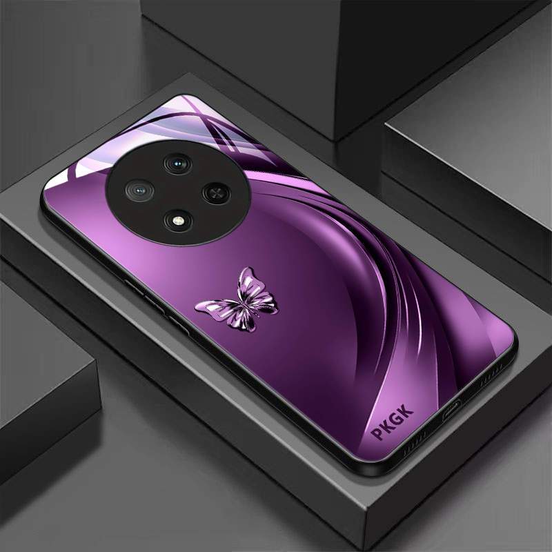 TEMU Custodia per telefono: Custodia in vetro temperato adatta per Honor X60 Pro X9C Magic 7 Lite, copertura ultra e con motivo a BLA081