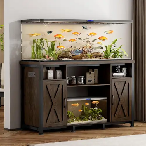 40 gallon fish tank stand, aquarium stand for 40 gallon tank, terrarium stand with cabinet, 18.1"39.4" table top | Today's Deals | Temu 40 gallon fish tank stand, aquarium stand for 40 gallon tank, terrarium stand with cabinet, 18.1"39.4" table top | Today's Deals | Temu