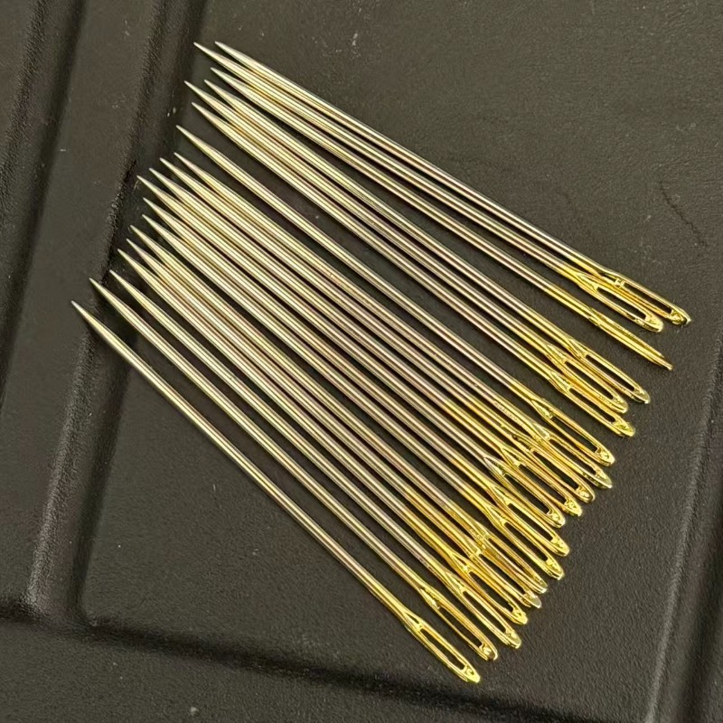 Big-Eyed Golden Tail Home Sewing Needle, High Quality and Durable
