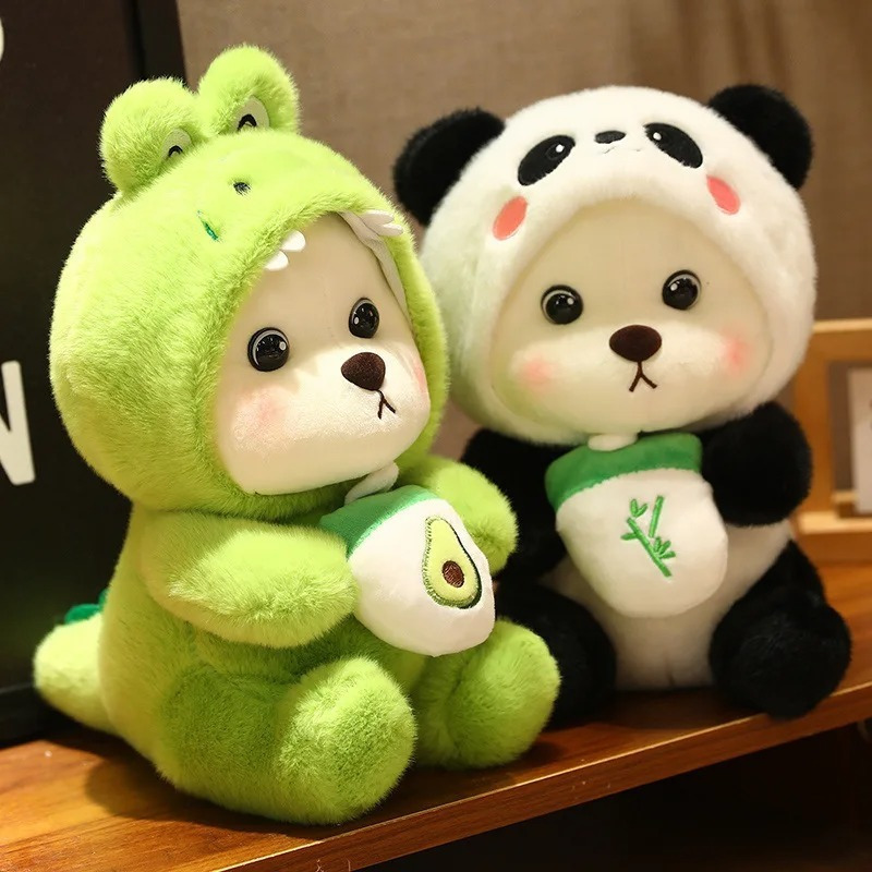 cute frog bear plush toy soft cushioned stuffed Temu
