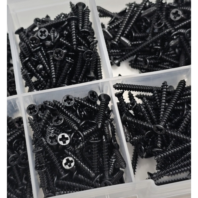 TEMU 560pcs Self-tapping Screw Set In Various Sizes And Styles - Durable For Wood Repair And Appliance Assembly, Includes Convenient Storage Box