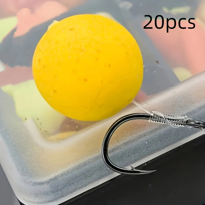 20pcs High- Pop Up Boilies For Carp Fishing- Assorted Sizes& Flavors, Ideal For Hair Rig Method Feeder