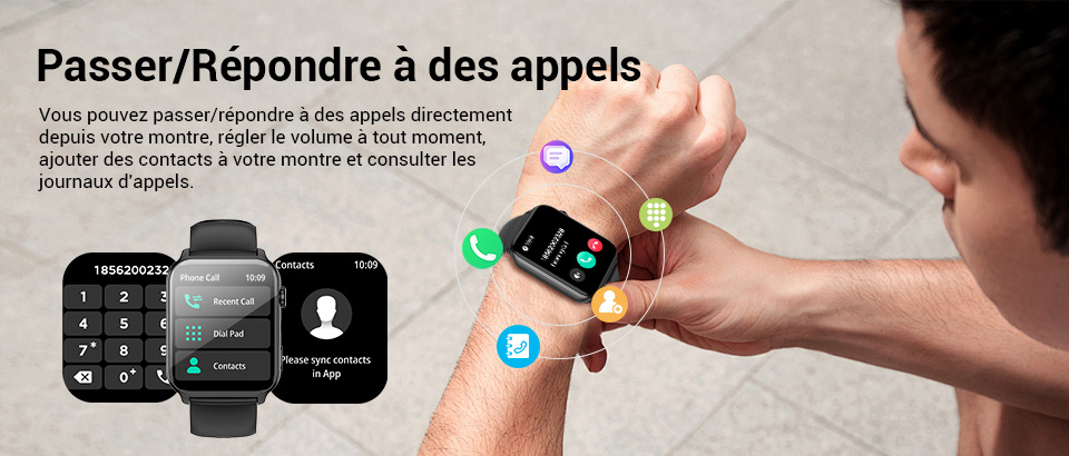 Nouveau Smartwatch Amélioré pour Femmes 2025, Fonction d'Analyse du Sommeil, Fonction Vocale IA, Appel Sans Fil, Réception de Messages, Batterie 100 Jours/ Lampe de Poche LED/ Boussole/ 2 s, Montre Connectée Extérieure, Plus de 120 Modes Sportifs, Batterie Grande Capacité 350mAh