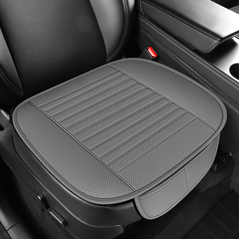 edge wrapping comfortable car front seat covers seat protectors anti slip   seat cushion covers for auto with faux leather Product details 1