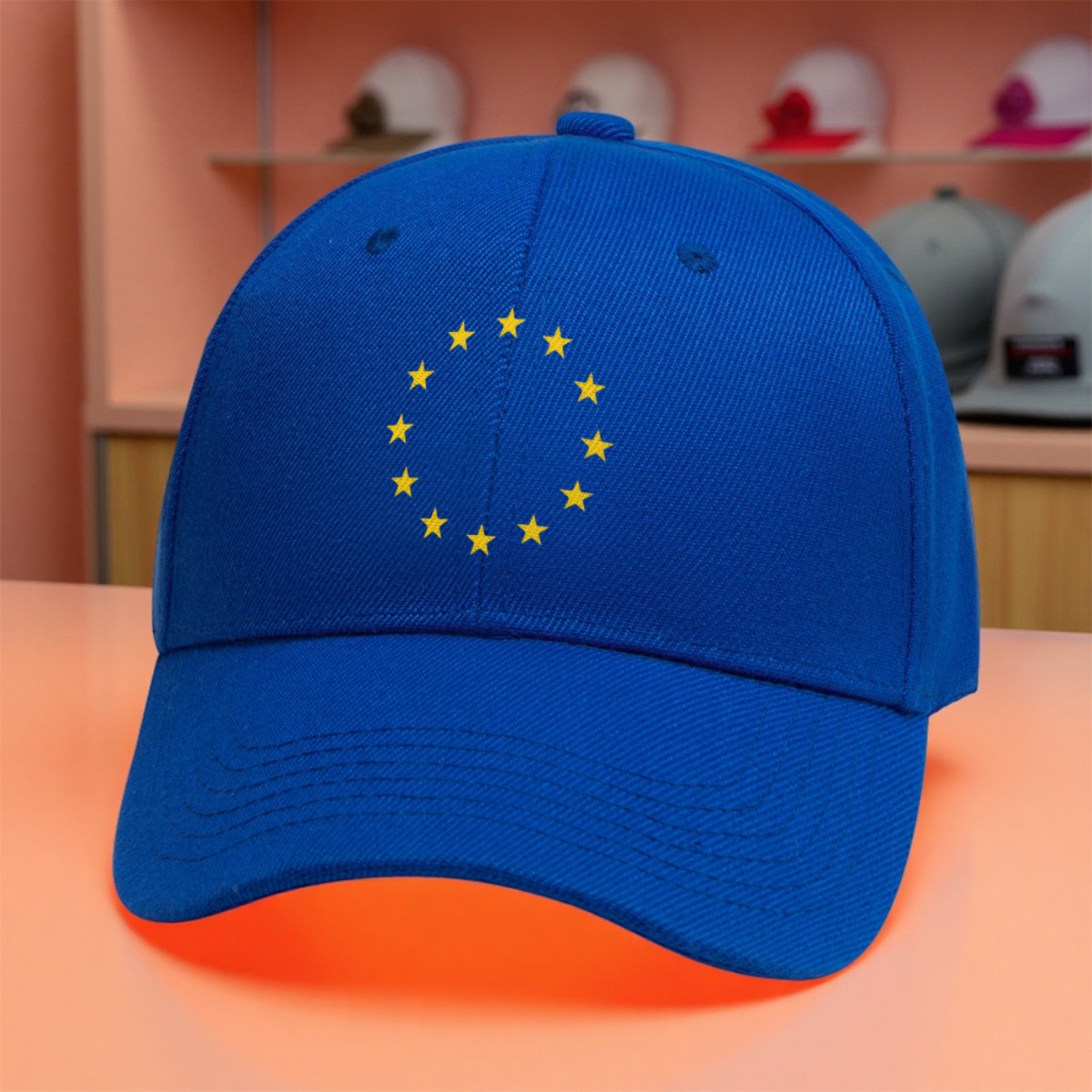 TEMU 1pc Of Eu Starsurban Baseball Cap, Ideal For Casual Sports For Men And Women, Perfect For Skateboarding, Beach Parties, And Outdoor Activities