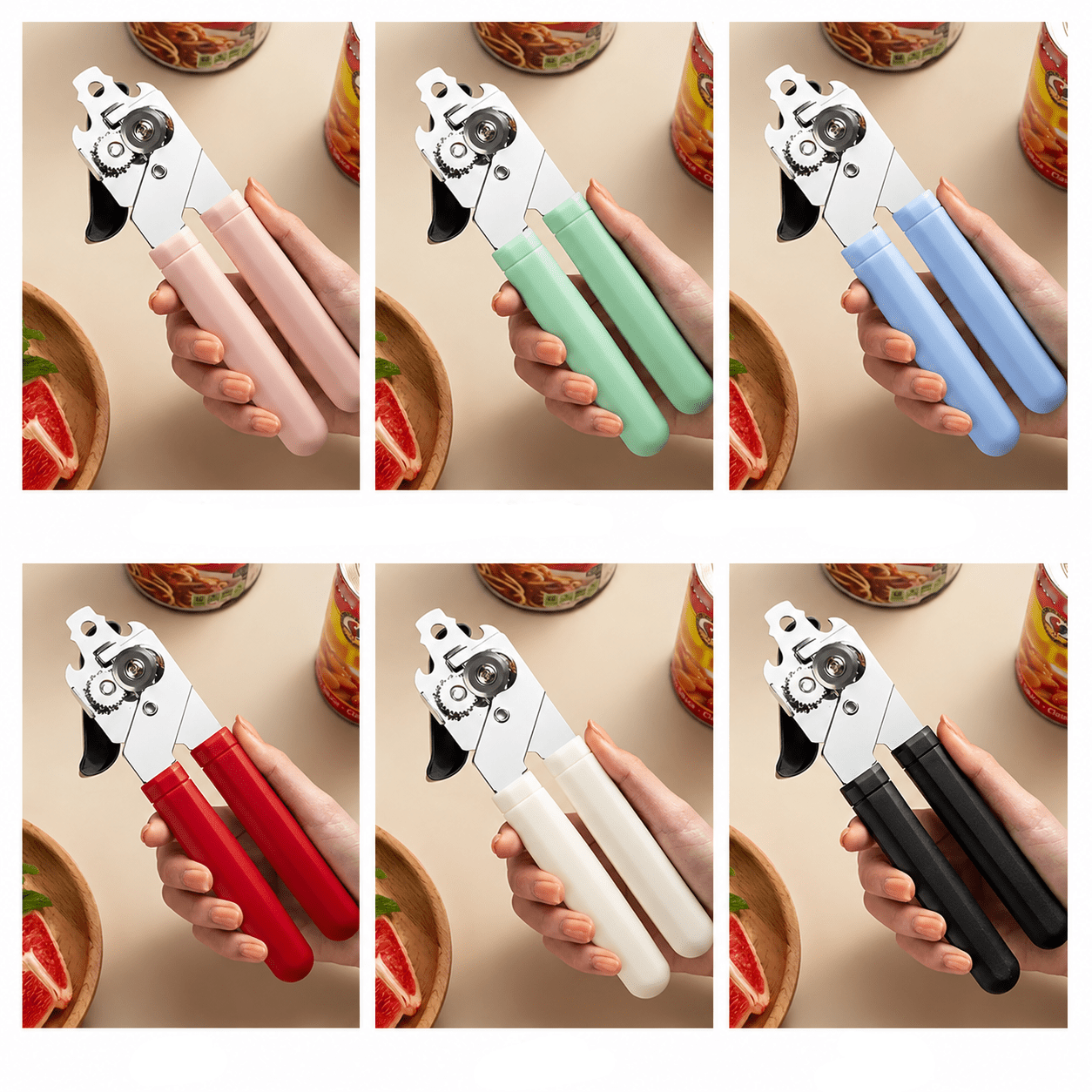 TEMU 1 Manual Can Opener And Bottle Opener; , -saving Jar Opener; Multifunctional Tool For Home Kitchens And Restaurants, Random Color