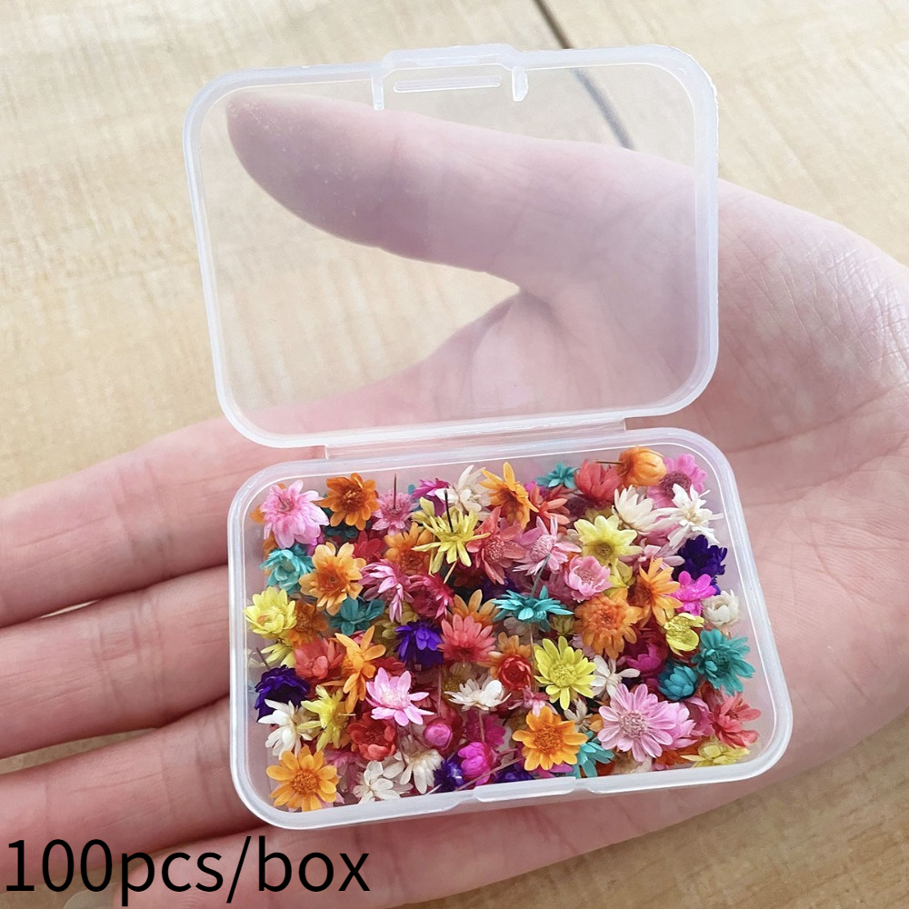 Image of Delicate Flowers Kit - Ideal For Crafting Resin Jewelry, Home Decor, Seasonal Art Projects, And Flower Candle Making With Versatile Floral Embellishments