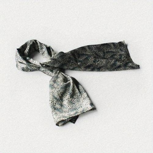 simple and decent tone leopard print fashion silk scarf wrap shawl large