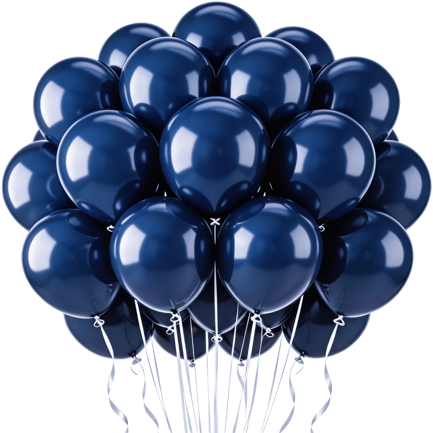 TEMU Confezione da 45 palloncini blu navy da 10 pollici, palloncini da festa in lattice blu navy per compleanni, lauree, Halloween, matrimoni, ,