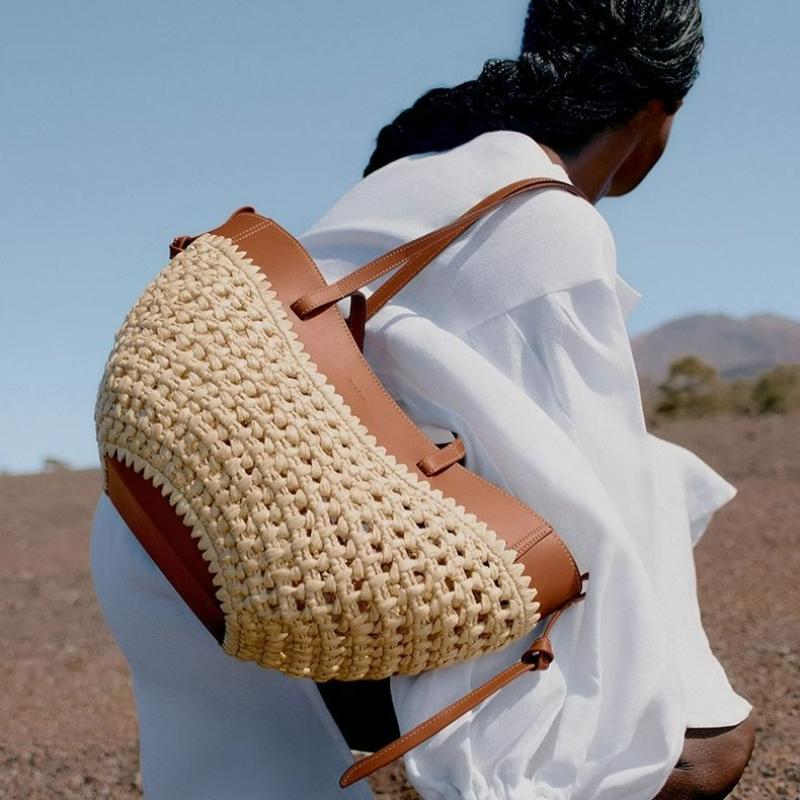 New Handbag Woven Bag Trendy Casual Easy Large Capacity