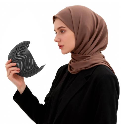 headscarf hairband with elastic non slip headband to secure hair lightweight windproof headband for women with a comfortable scarf like lining suitable for daily wear prayer and sports item no xbc v40 pcsk