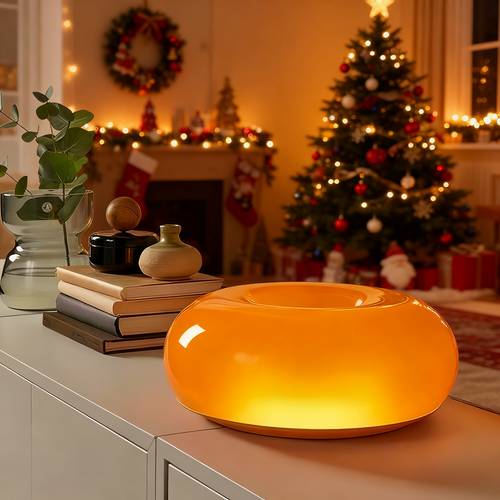 creative orange donut touch desk lamp three tone light usb power supply bedroom lamp desk decoration ambient light
