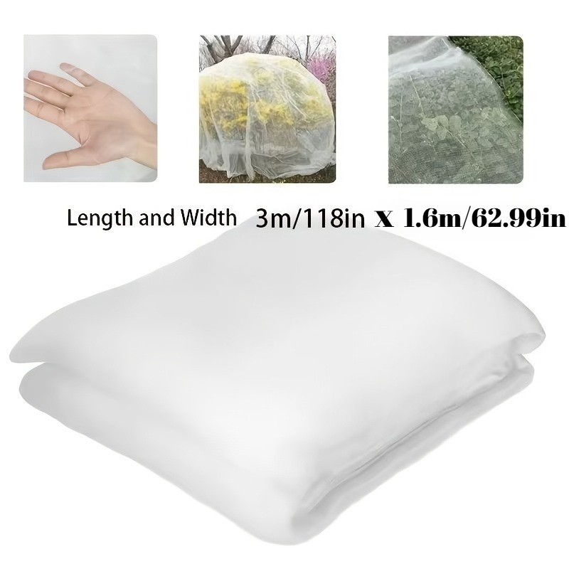 TEMU 1.6m X Large-size Fruit And Net Cover/reusable Breathable Plant Barrier Net/suitable For Vegetables, Tomatoes, Flowers, And Shrubs/ Used In