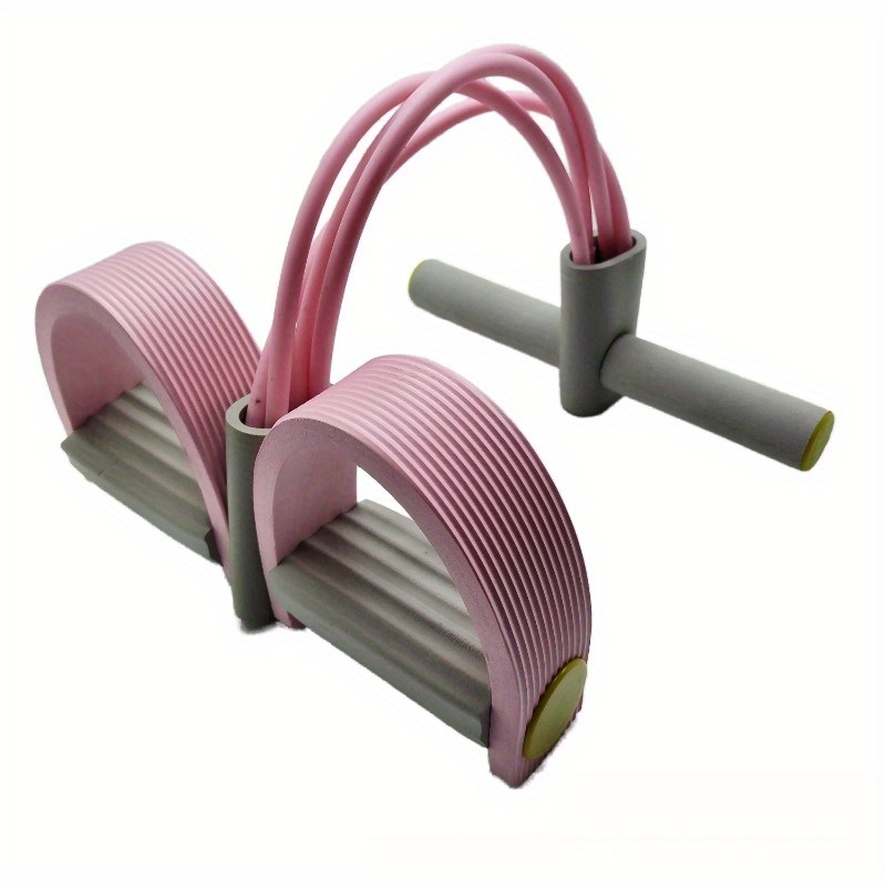 TEMU -Block Fotpedal Motståndsband, Yoga Assistansdragrep med Rör, Bensträckningsrem för Armhålsstöd Träning, Yoga Pedal Handmotståndsbands Elastiskt