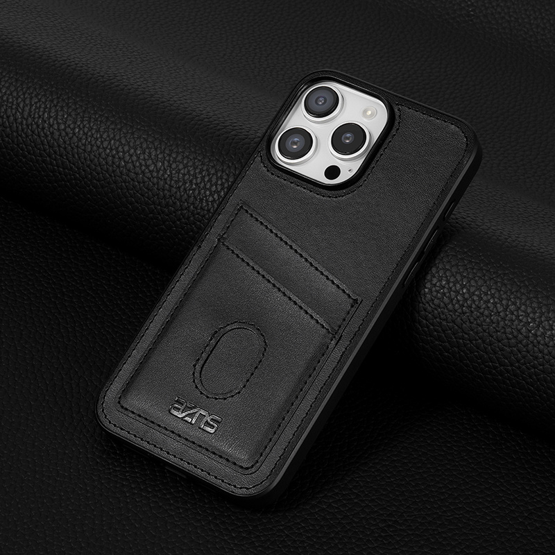 TEMU This Phone Case With A Texture Is Compatible With Iphone Models 11 Through 16 Pro Max/plus And Can Hold 2 Cards.