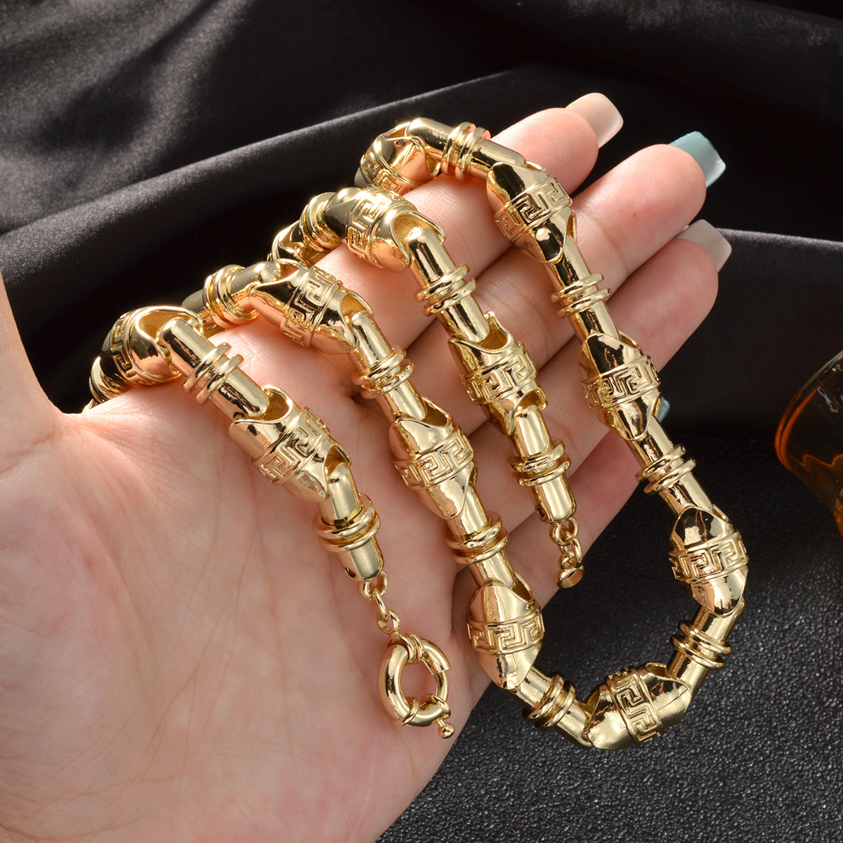 Bold Street Style Copper Statement Necklace