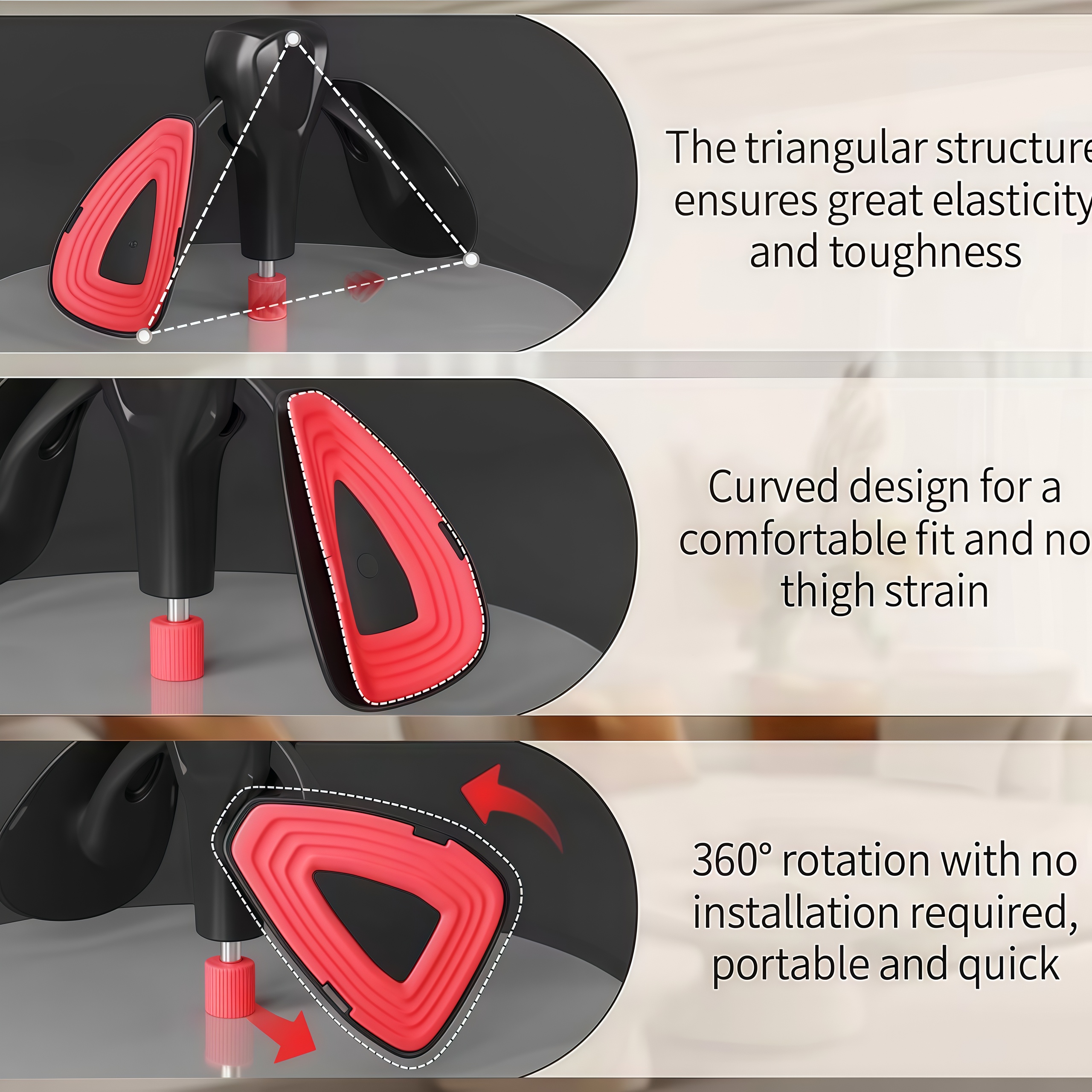  leg trainer with adjustable bands pelvic floor thigh workout equipment for men women home gym fitness secure straps black red blue ideal for valentines day mothers day fathers day gifts workout accessories sturdy construction kegel exercise equipment for women gym equipment for home pelvic floor muscle trainer women pelvic floor trainer for women fitnes Product details 5