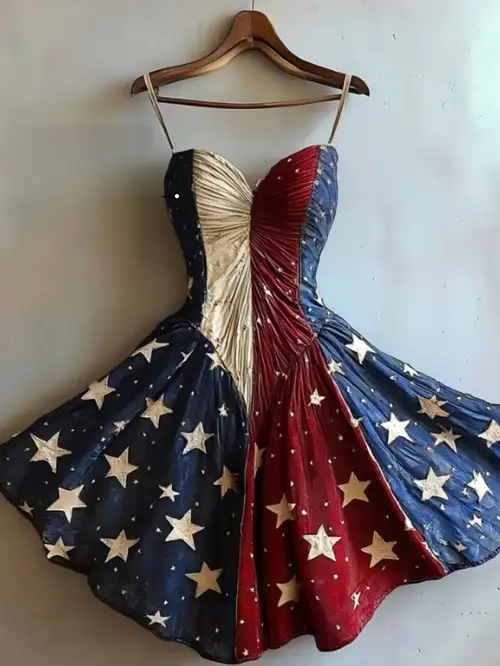 flag dress sold on Temu United States flag dress sold on Temu United States