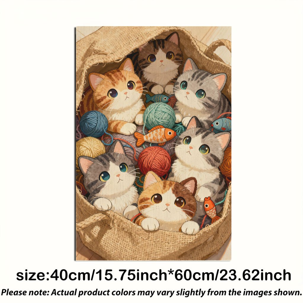 TEMU 1pc Adhesive Cat Scratching Board – A Versatile Indoor Mat For Claw Sharpening And Climbing, An Toy For Cats, Ideal For Home Decoration,