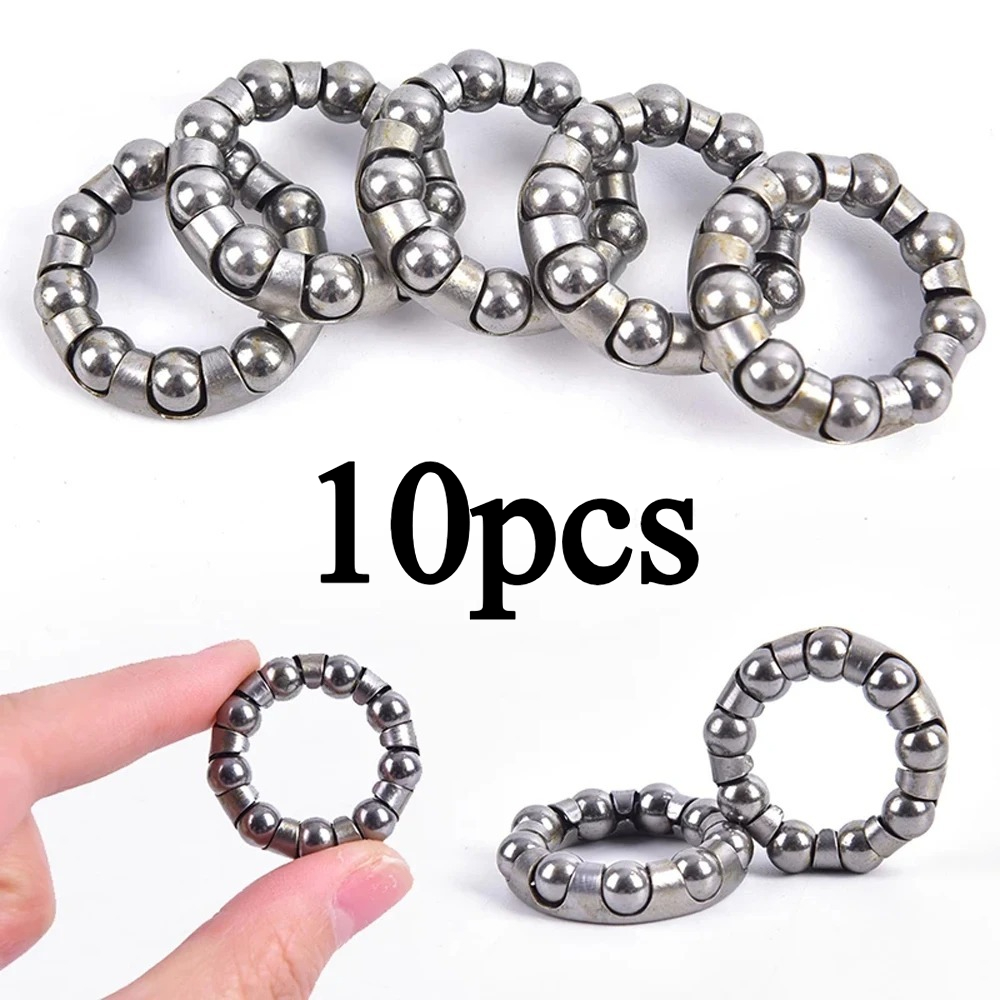 TEMU 10pcs Bicycle Accessories For Easier Installation, Reduces Riding Pressure, Ensures Smooth And Lag-free Steering, Minimizes Wear And Noise,